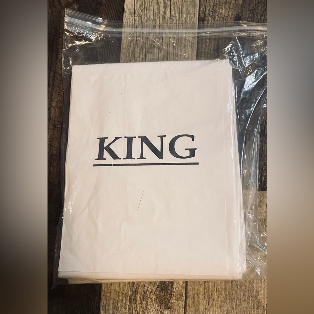 King flat sheet